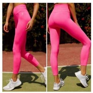 Free People FP Movement good karma leggings in pink.